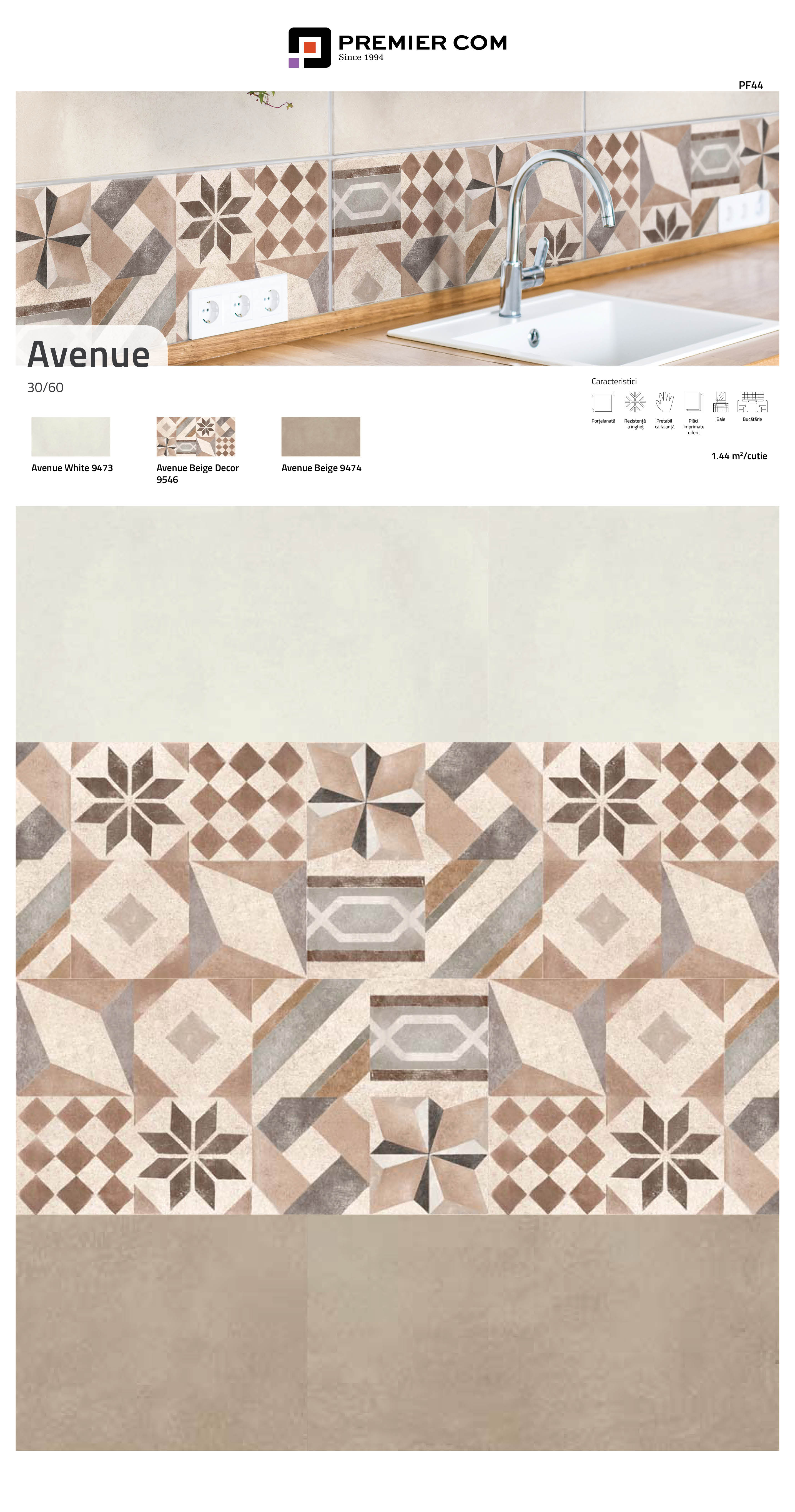 AVENUE BEIGE 30x60 9474