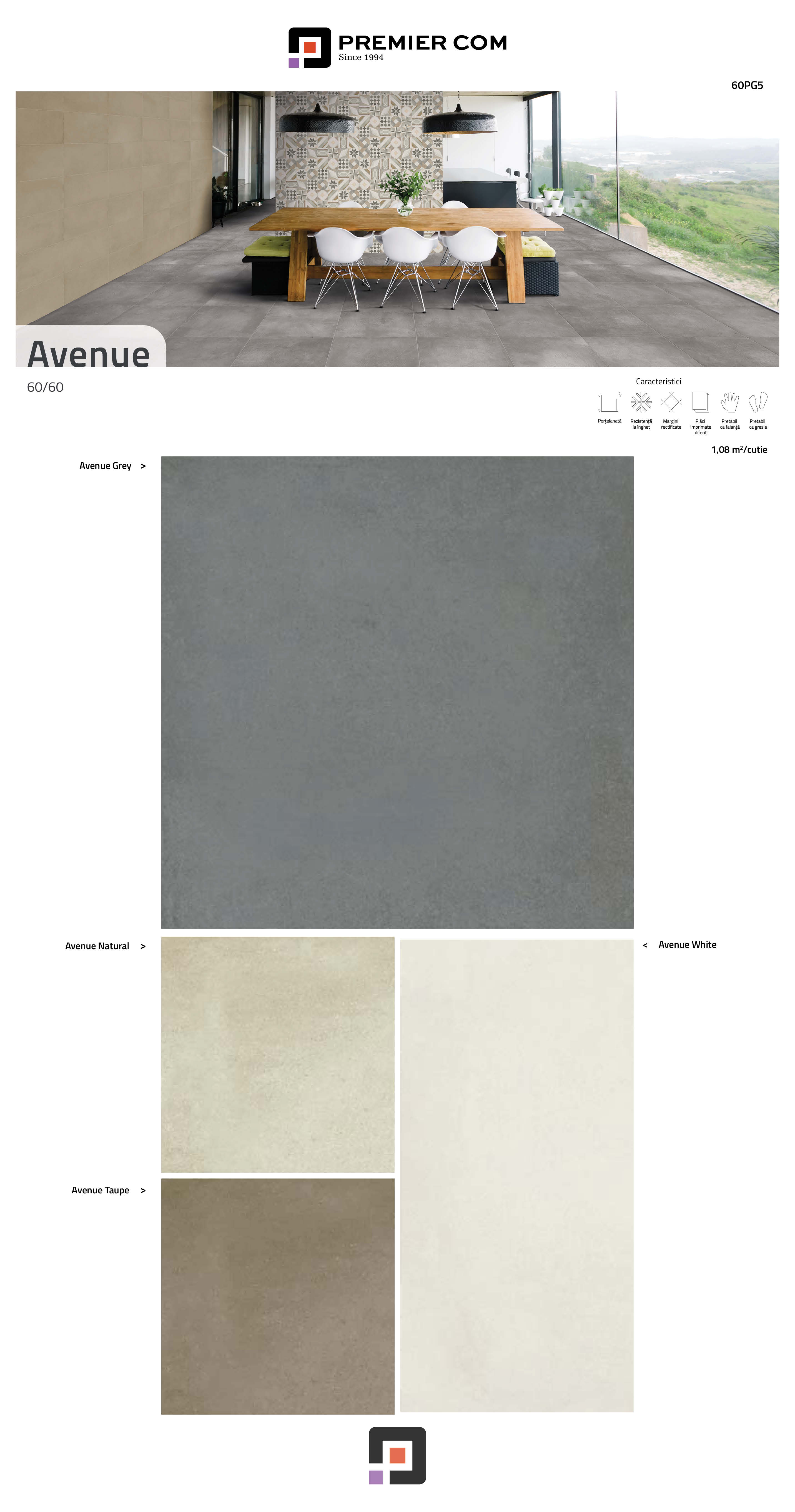AVENUE BEIGE 30x60 9474