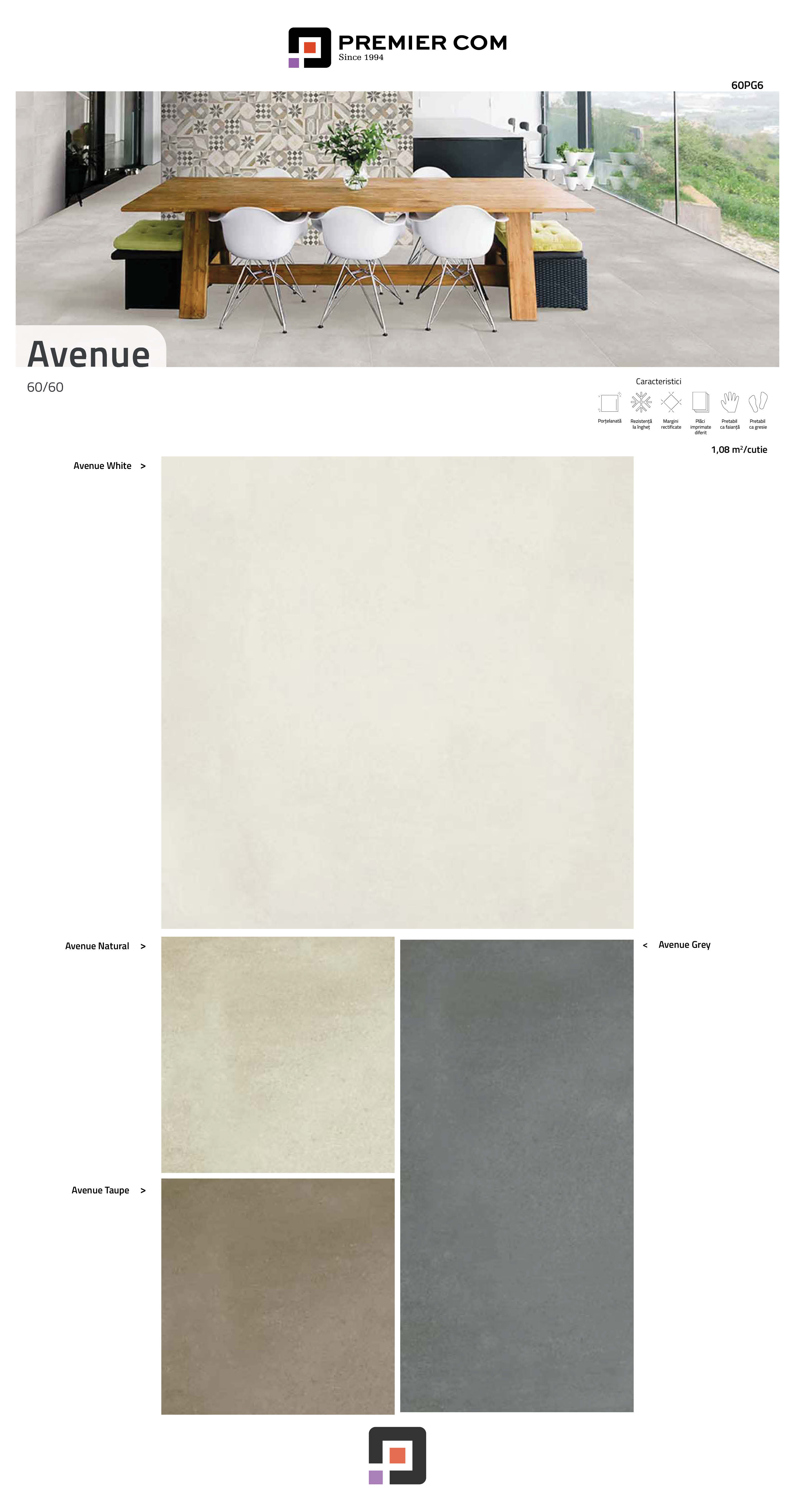 AVENUE BEIGE 30x60 9474