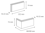 Element Colt Caramida Parma 2, Gips (0.9ml), Stegu