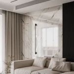 PANOU SPC WALL GLOSSY MARBLE GOLD 2800X1220X2.7MM 1907
