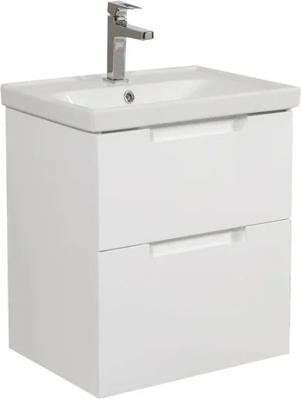 Mobilier de baie suspendat Infinity, Alb