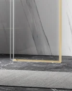 Cabină de duș colț culisant cu sticlă NANO 8mm soft-close 120x80 cm