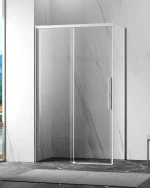 Cabină de duș colț culisant cu sticlă NANO 8mm soft-close 120x80 cm