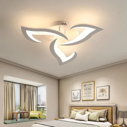 Lustră LED cu Telecomandă WiFi 58cm – Iluminare Inteligentă și Modernă G16801/3 WT