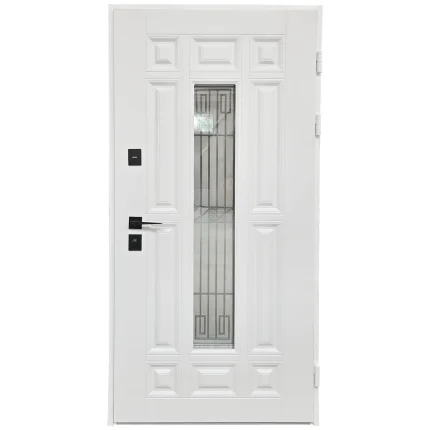 Usa intrare casa ASTORIA LUX-TERMO Antracit/Alb texturat