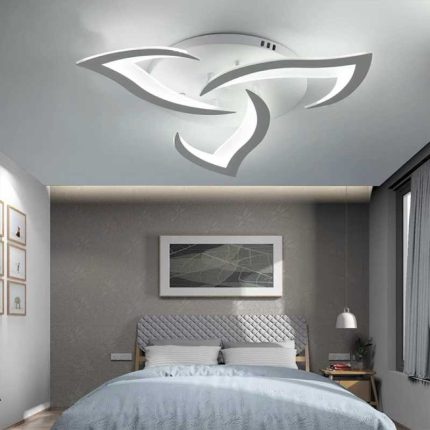 Lustră LED cu Telecomandă WiFi 58cm – Iluminare Inteligentă și Modernă G16801/3 WT