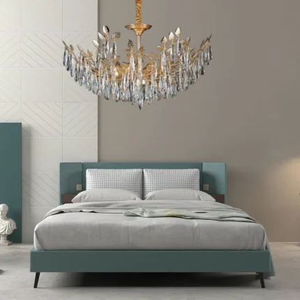 Candelabru Crystal Grace 850, iluminat modern, bec 8 x E14, auriu 6747/850