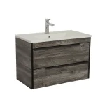 Mobilier baie suspendat Neo Loft, Oak moras