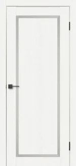 Ușă interior Astrid White Silk Mat – cu sticlă mată