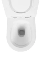 Vas WC Suspendat White Ribbed